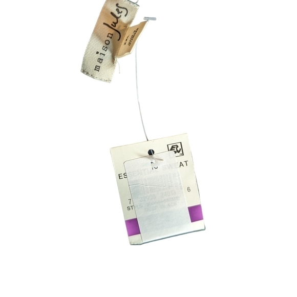 Maison Jules puff long sleeve soft deep black knit pullover sweater NWT sz XXL - Picture 2 of 12